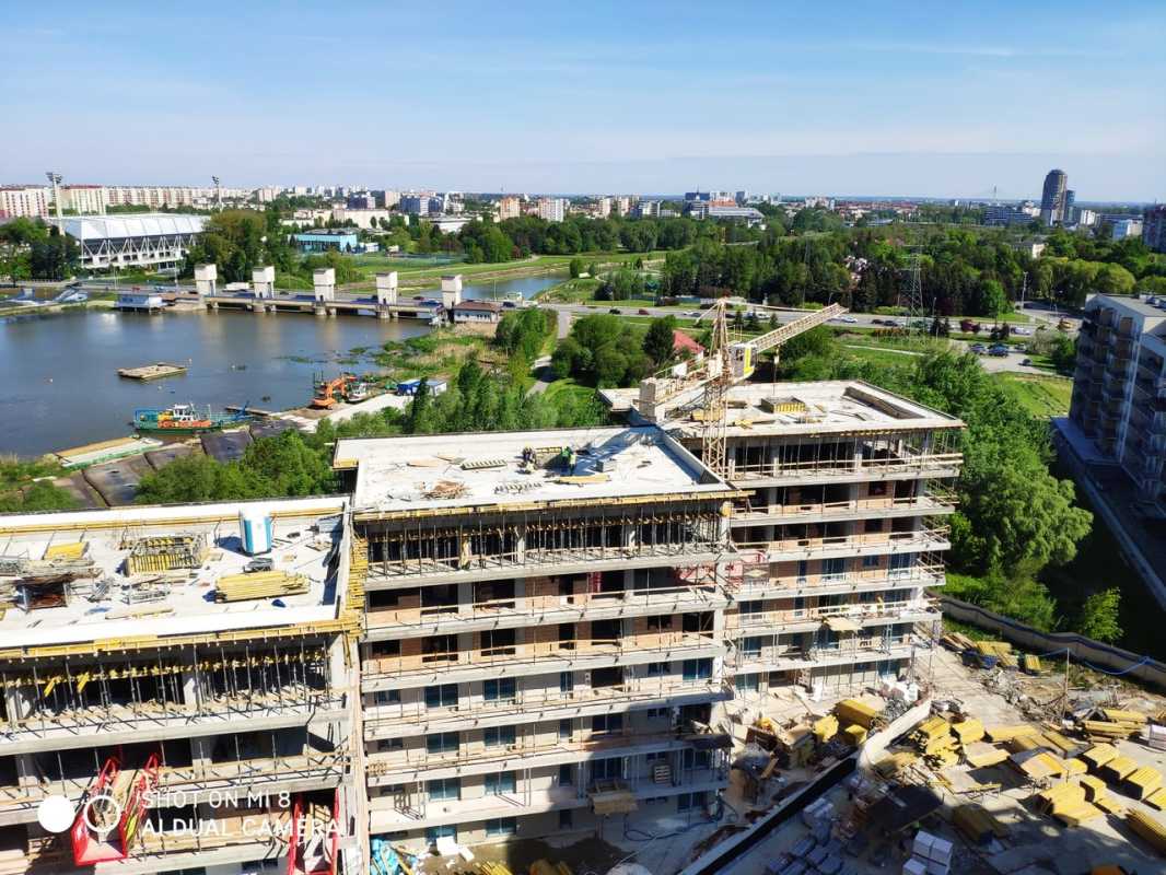 Tarasy nad Zalewem - raport zaawansowania prac